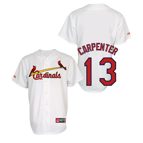 Matt Carpenter #13 Youth Baseball Jersey-St Louis Cardinals Authentic Home Jersey by Majestic Athletic MLB Jersey